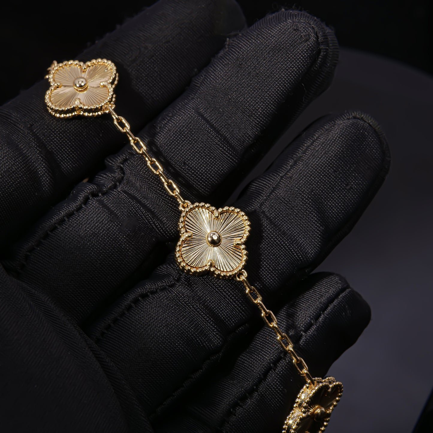 Golden Radiance - Van Cleef Inspired Bracelet