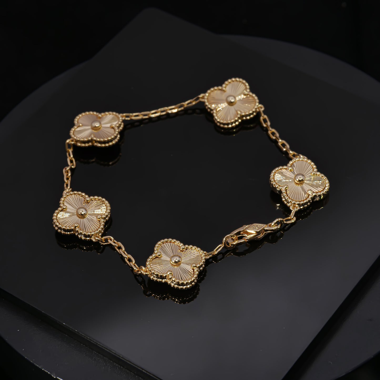 Golden Radiance - Van Cleef Inspired Bracelet