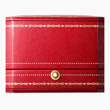 Cartier small 18K white gold nail bracelet with diamonds on both sides