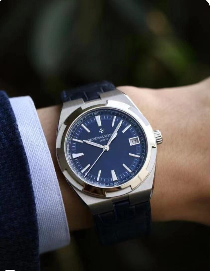Vacheron Constantin Patrimony 85180 18K Rose Gold Automatic Men's Watch with Date