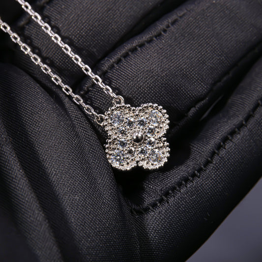 VCA High-end Chain four-leaf Clover Necklace Pendant Luxury Diamond necklace