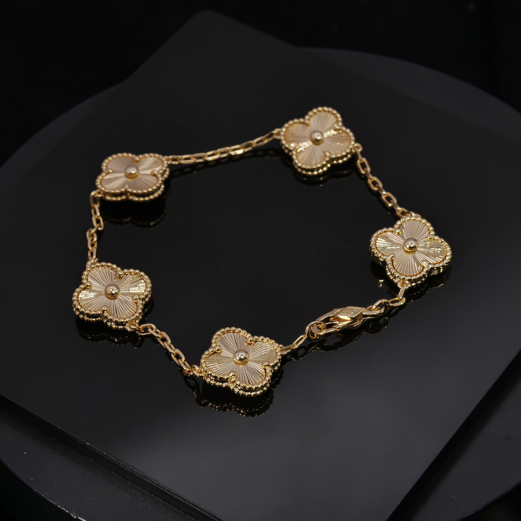 Golden Radiance - Van Cleef Inspired Bracelet