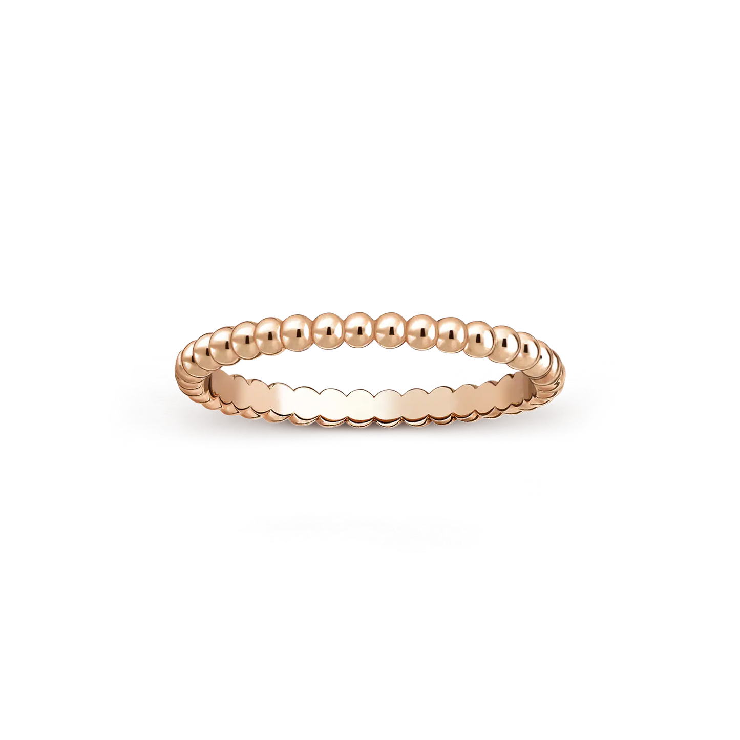 Van Cleef & Arpels rose gold ring Perlee pearls of gold