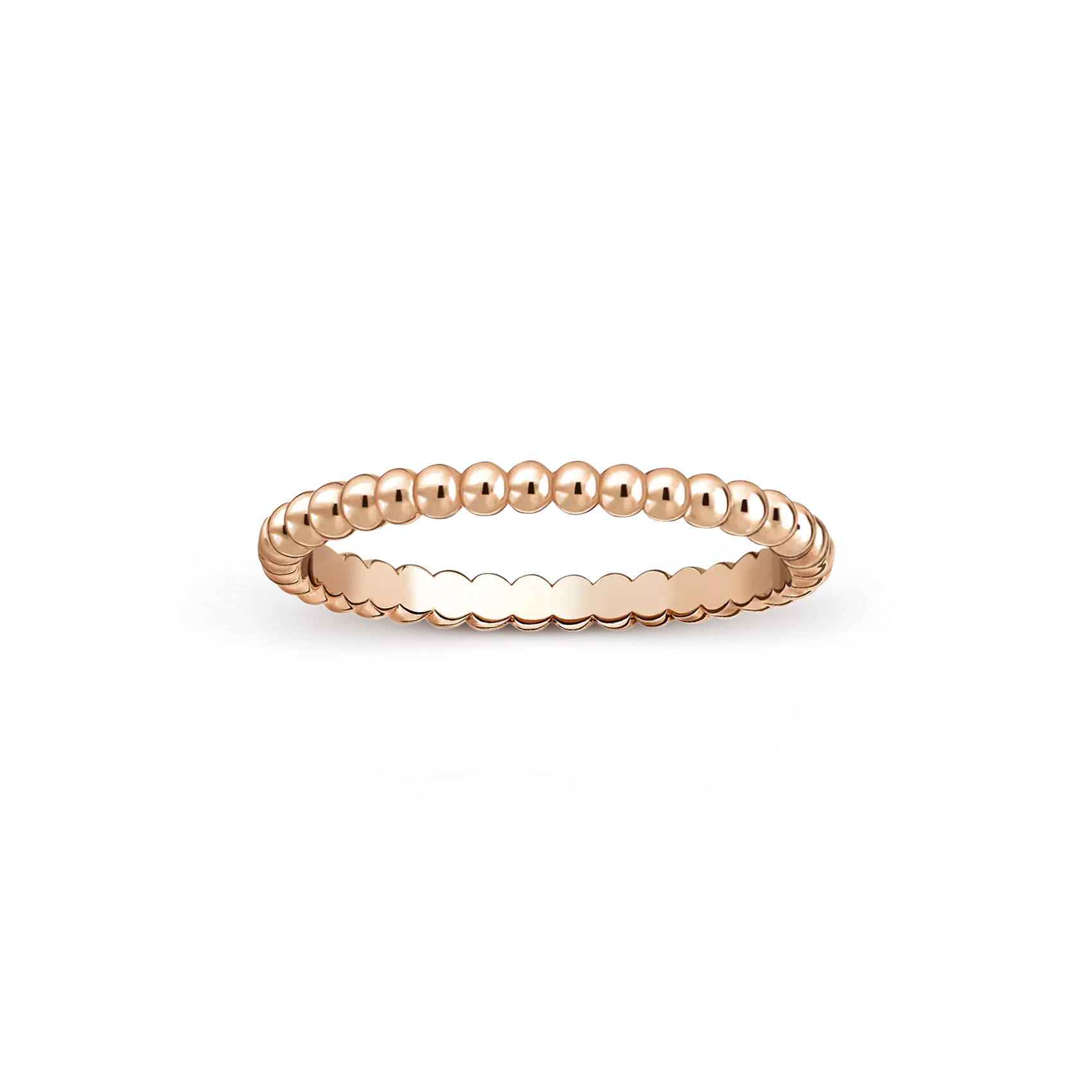 Van Cleef & Arpels rose gold ring Perlee pearls of gold