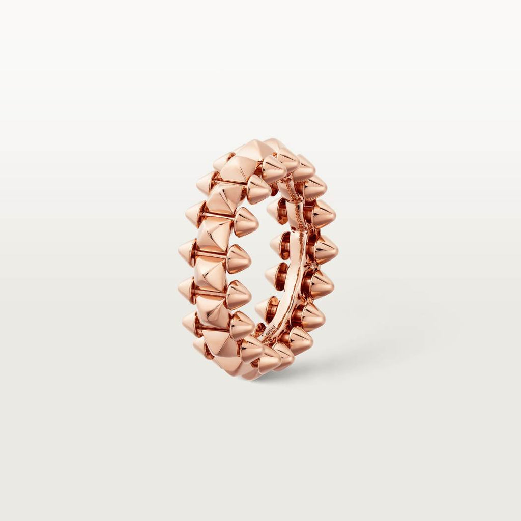 Cartier 18K rose gold 6mm ring CLASH DE CARTIER series