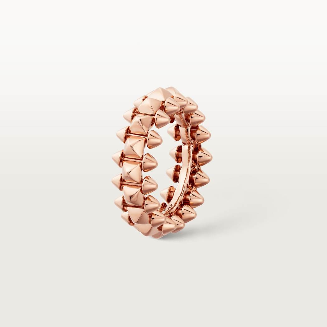 Cartier 18K rose gold 6mm ring CLASH DE CARTIER series