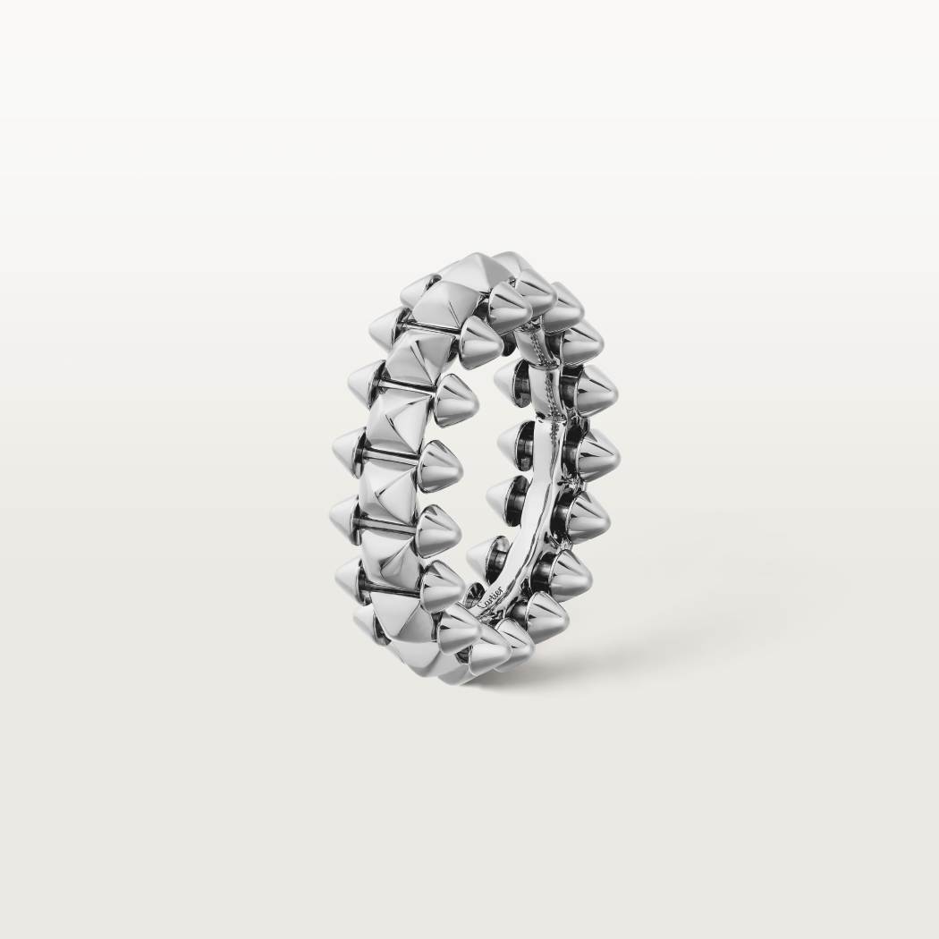 Cartier 18K white gold 6mm ring CLASH DE CARTIER series