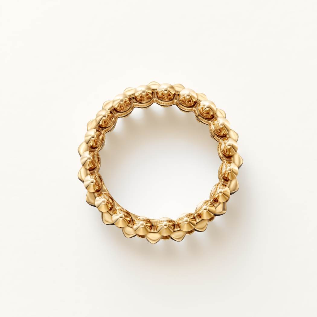 Cartier 18K gold 6mm ring CLASH DE CARTIER series