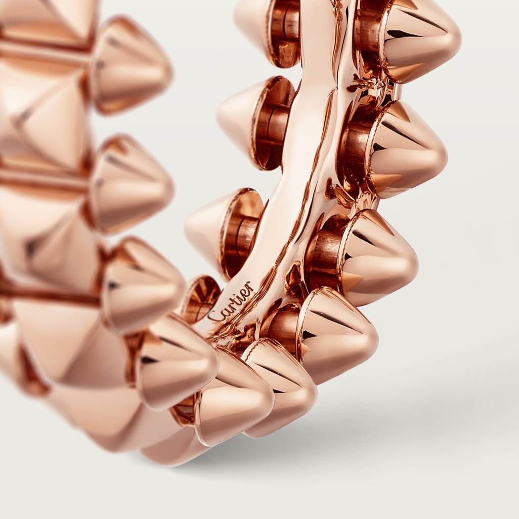 Cartier 18K rose gold 6mm ring CLASH DE CARTIER series