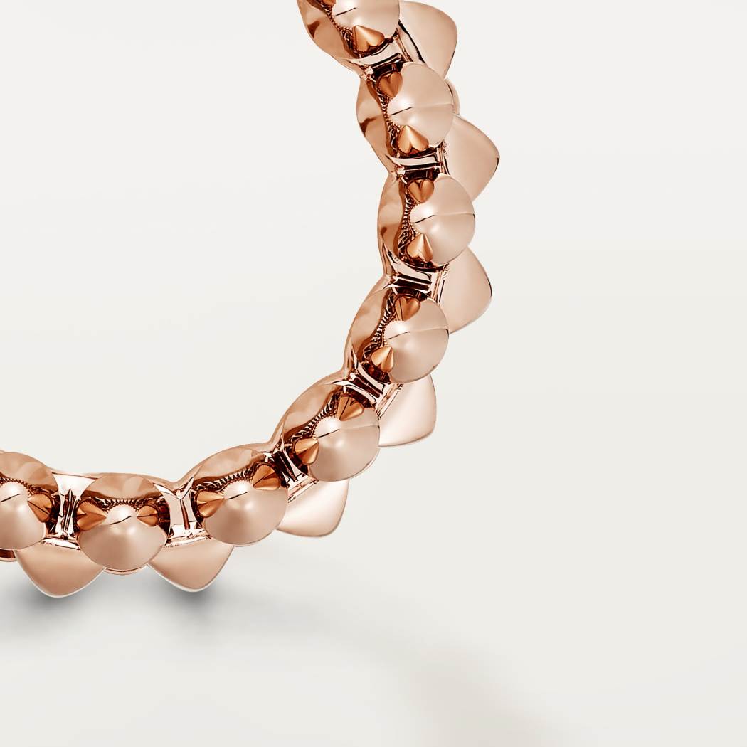 Cartier 18K rose gold 6mm ring CLASH DE CARTIER series