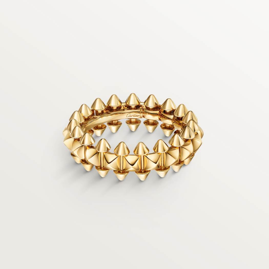 Cartier 18K gold 6mm ring CLASH DE CARTIER series