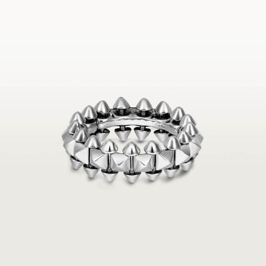 Cartier 18K white gold 6mm ring CLASH DE CARTIER series