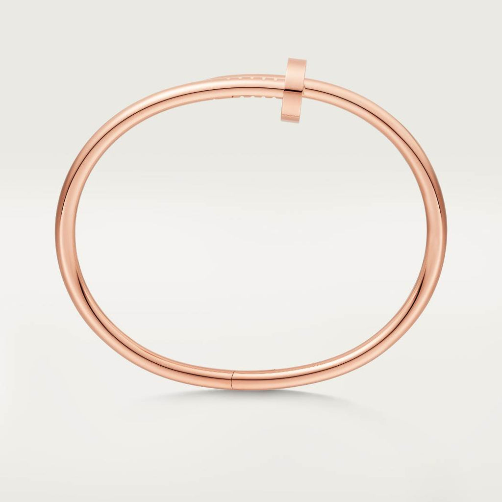 Cartier 18K rose gold nail bracelet large without diamonds