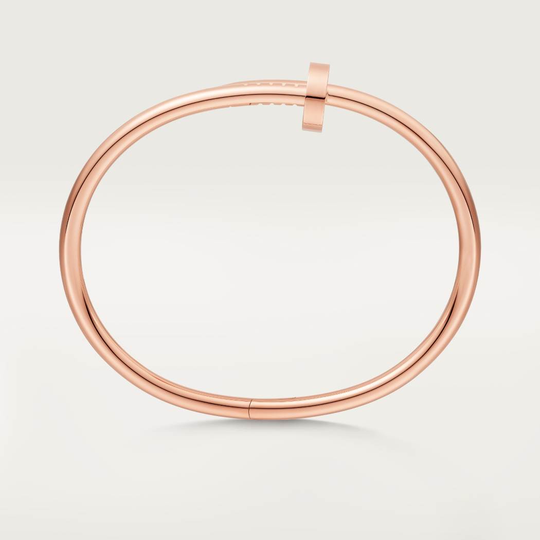 Cartier 18K rose gold nail bracelet large without diamonds