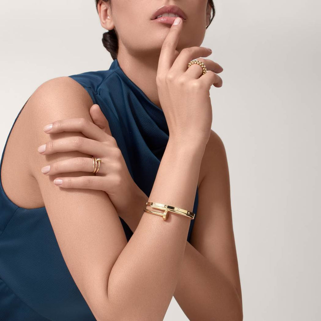 Cartier 18K gold nail bracelet large without diamonds