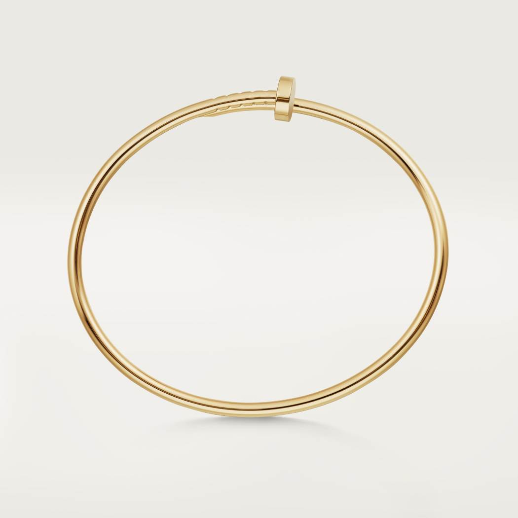 Cartier small 18K gold nail bracelet without diamonds