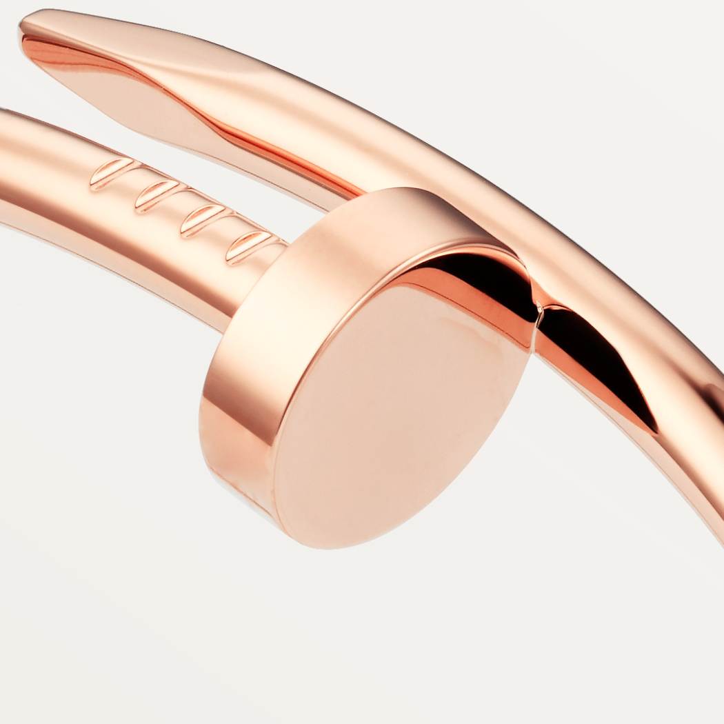 Cartier 18K rose gold nail bracelet large without diamonds