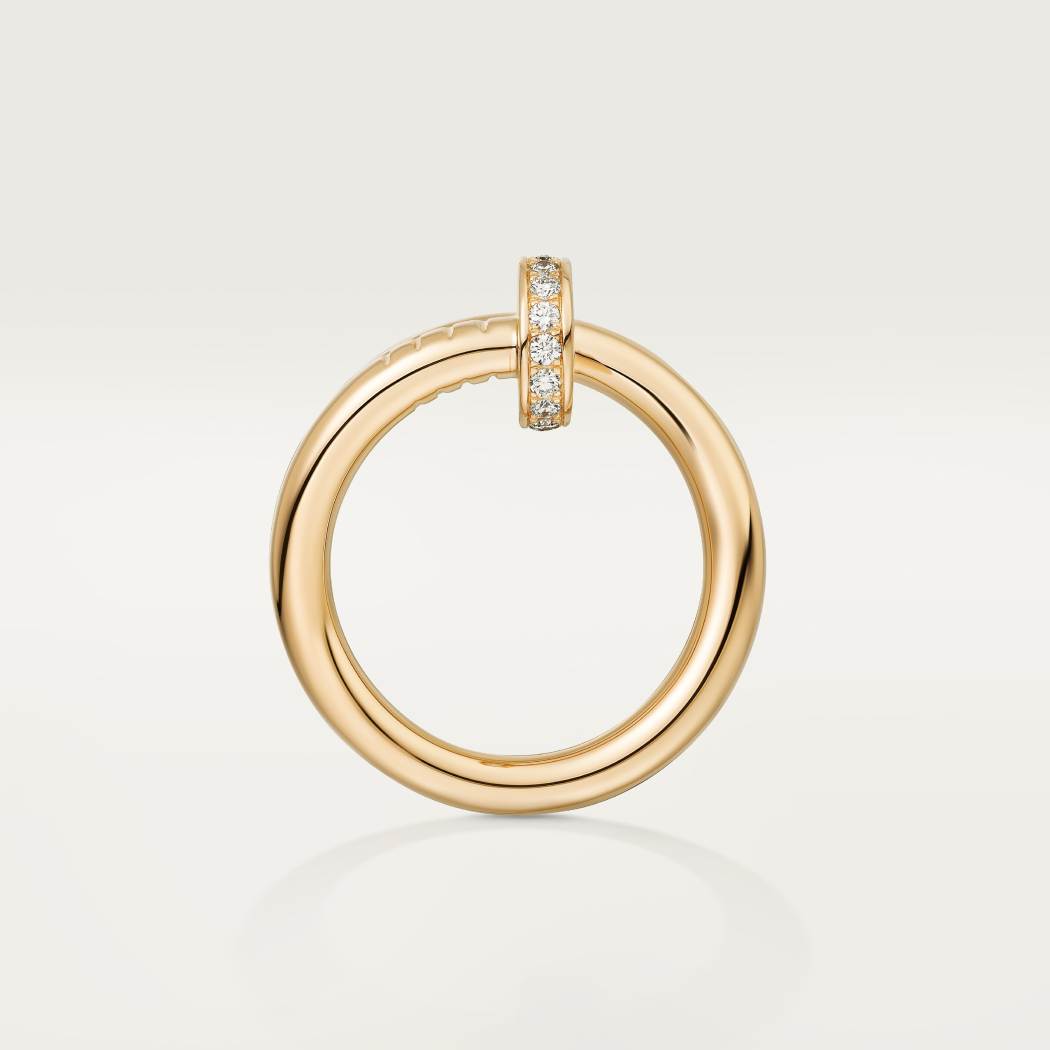 Cartier 18K gold nail ring with diamonds is available all sizes