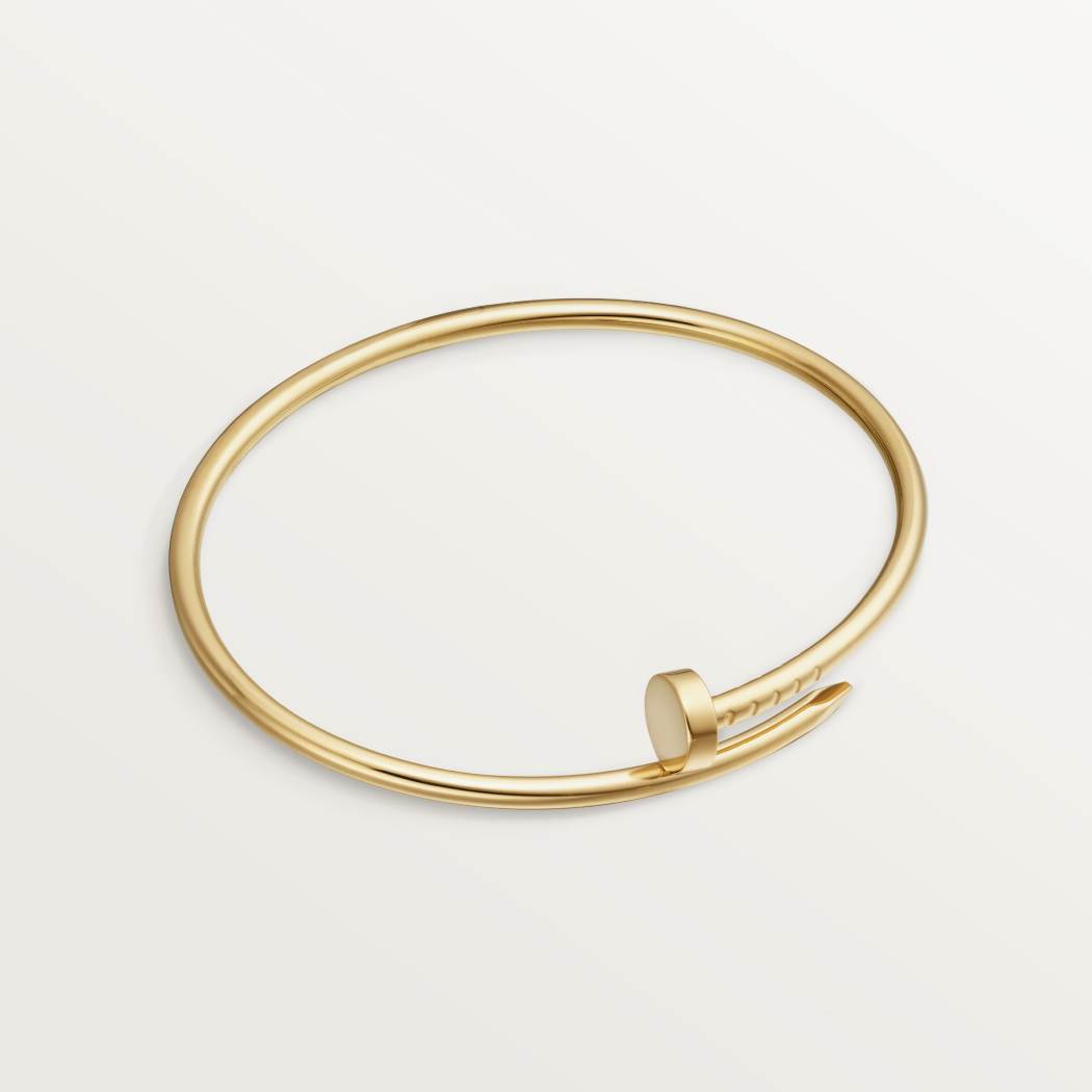 Cartier small 18K gold nail bracelet without diamonds