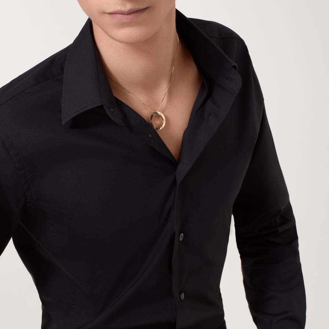 Cartier 18K gold LOVE pendant necklace without diamonds