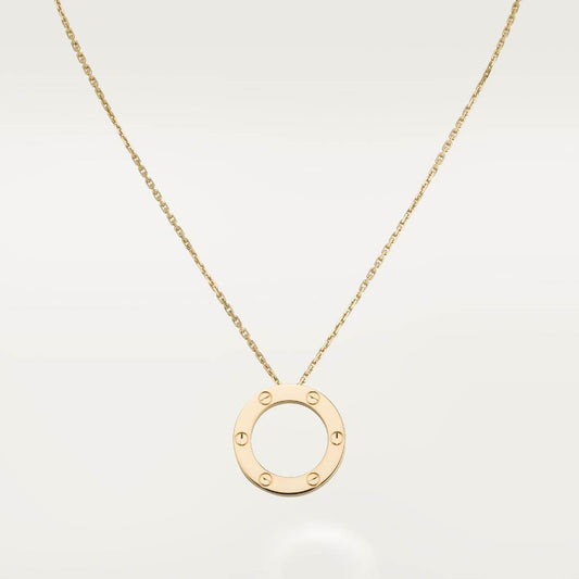 Cartier 18K gold LOVE pendant necklace without diamonds