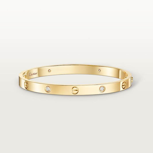 Cartier 4-diamond classic LOVE bracelet in 18K gold