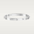 Cartier 4-diamond white gold Classic LOVE bracelet, 18K gold