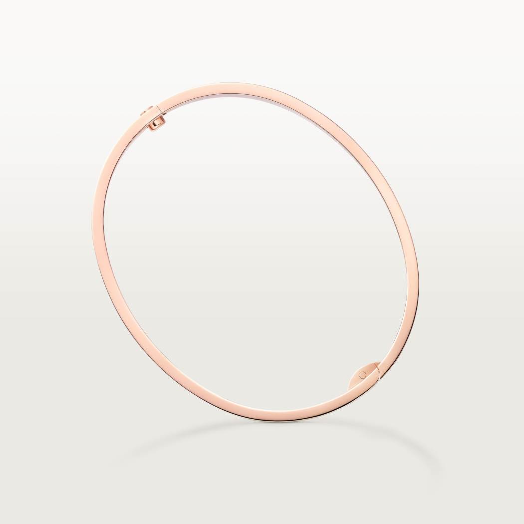 Cartier 4-diamond rose gold classic LOVE bracelet, 18K gold