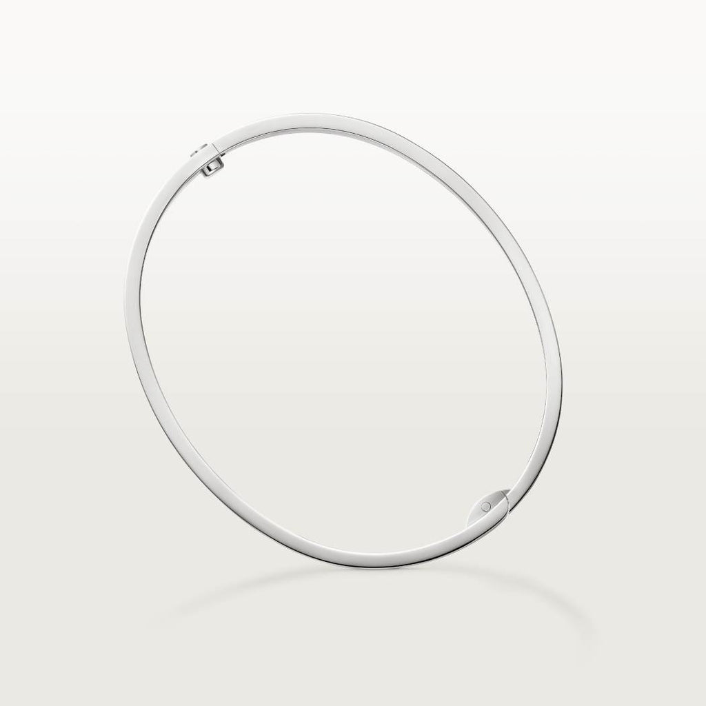 Cartier 4-diamond white gold Classic LOVE bracelet, 18K gold