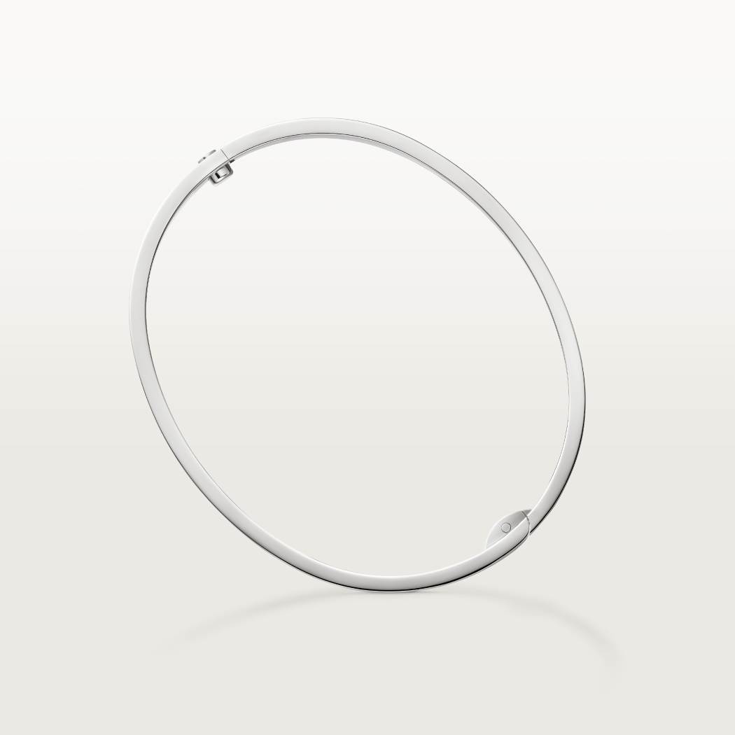 Cartier 4-diamond white gold Classic LOVE bracelet, 18K gold