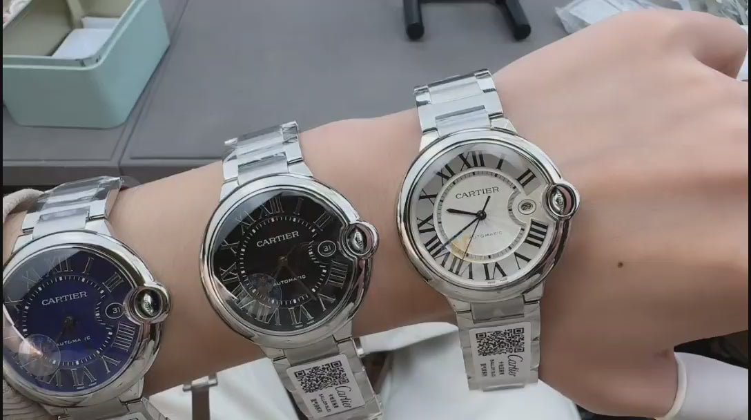 Cartier classic style blue balloon watch for both men and women