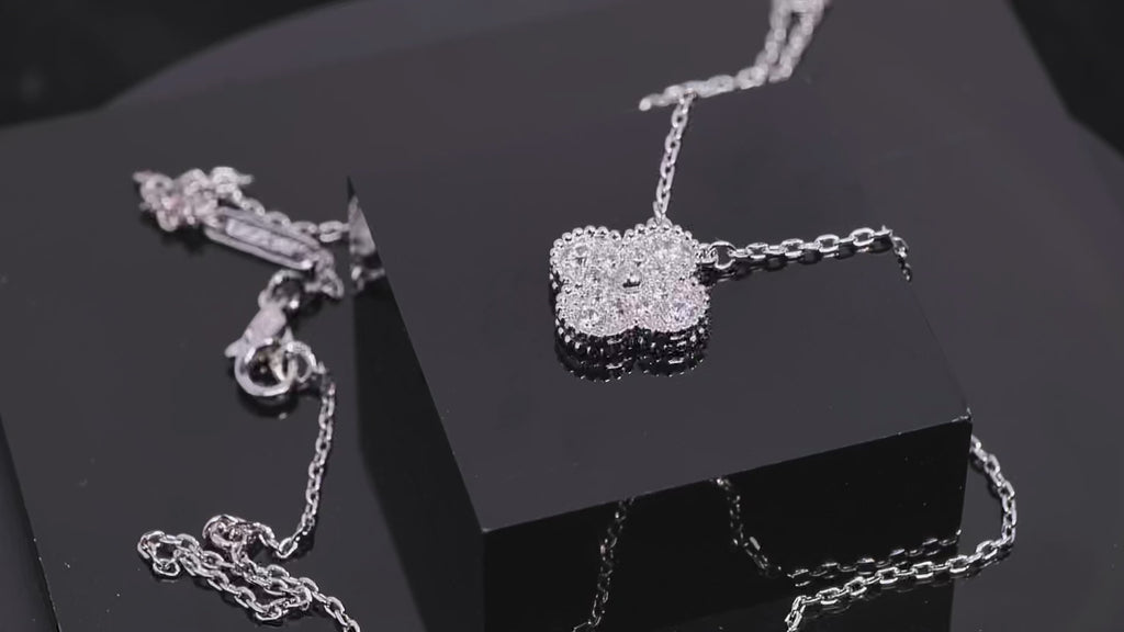 VCA High-end Chain four-leaf Clover Necklace Pendant Luxury Diamond necklace